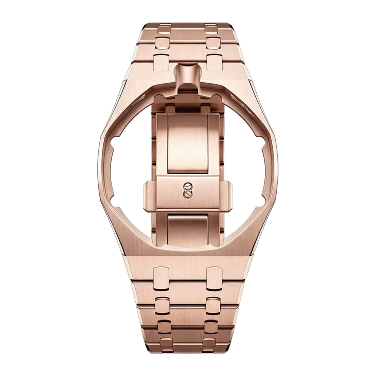 Rose Gold · Full-Steel Royal Pop wrist adapter — stainless steel bracelet