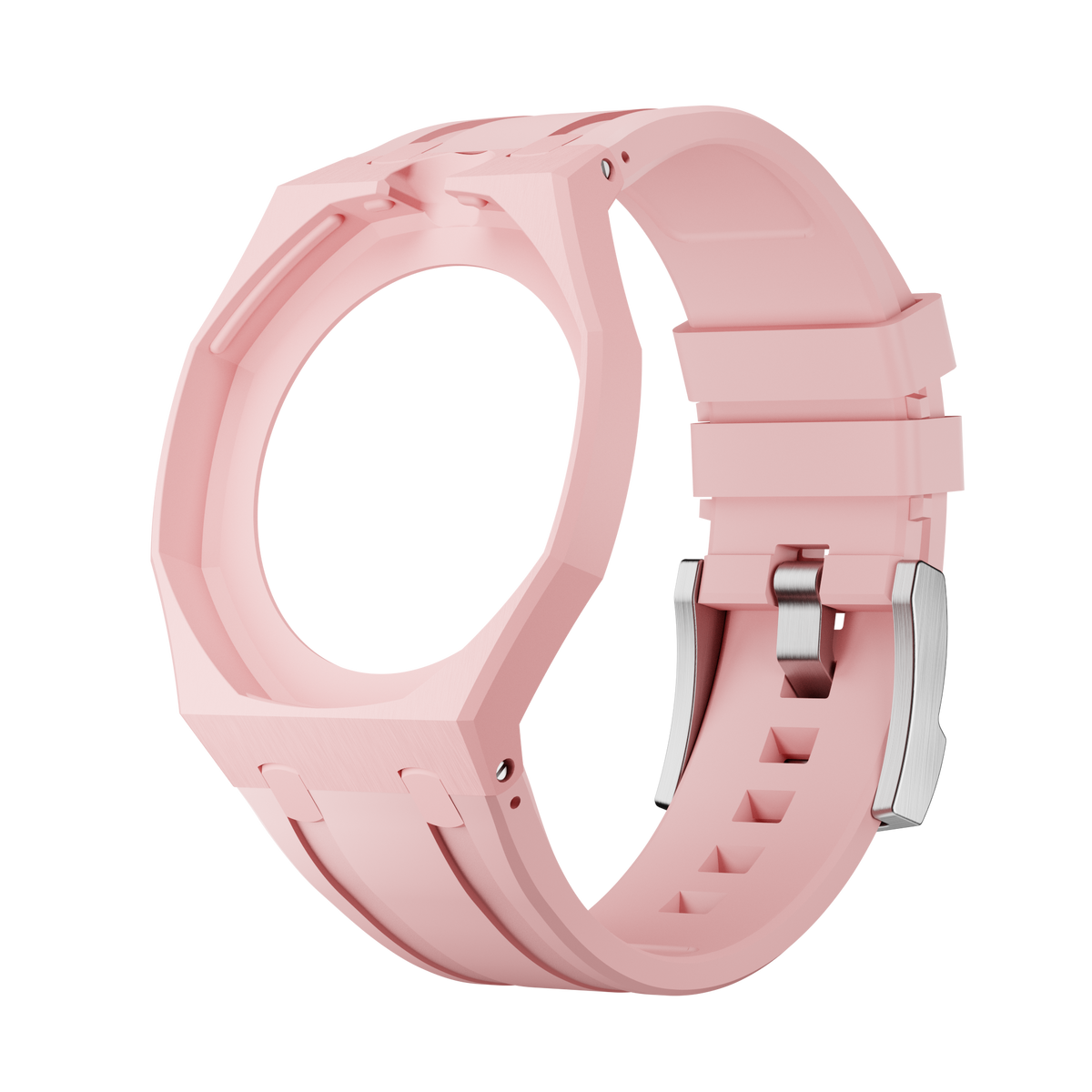 Sport rubber strap and wrist adapter — Rosa Roja