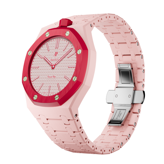 Ceramic strap and wrist adapter — Rosa Roja