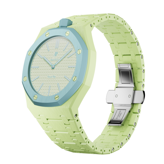 Ceramic strap and wrist adapter — Vert Citron