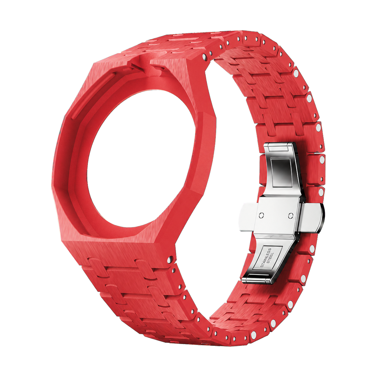 Red Porsche ceramic strap and wrist adapter for the Royal Pop pocket watch — Royal Wristband