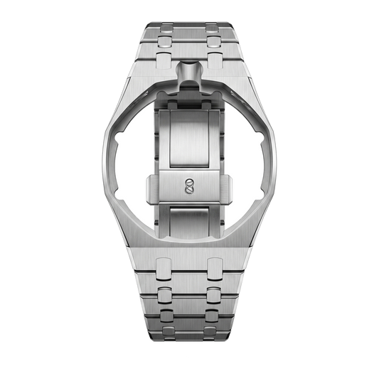 Silver · Full-Steel Royal Pop wrist adapter — stainless steel bracelet