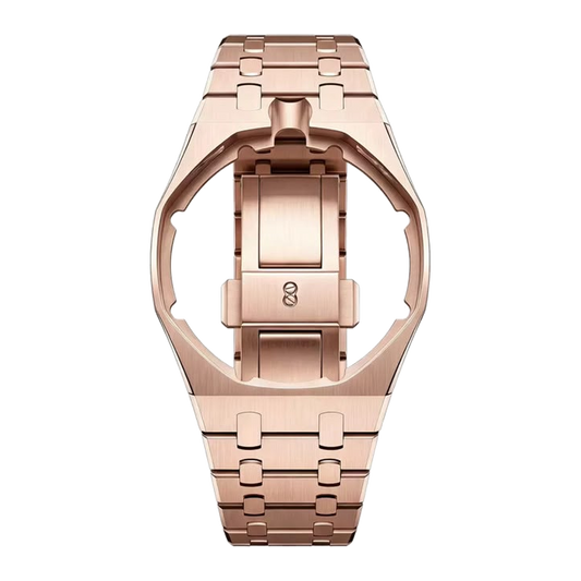 Rose Gold · Full-Steel Royal Pop wrist adapter — stainless steel bracelet