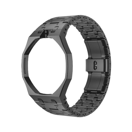 Graphite Black full steel Royal Pop wrist adapter — bracelet detail