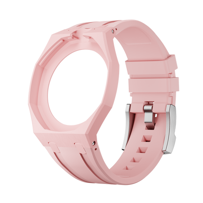 Sport rubber strap and wrist adapter — Rosa Roja
