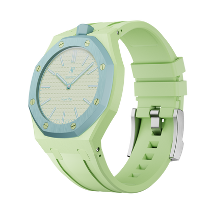 Sport rubber strap and wrist adapter — Vert Citron