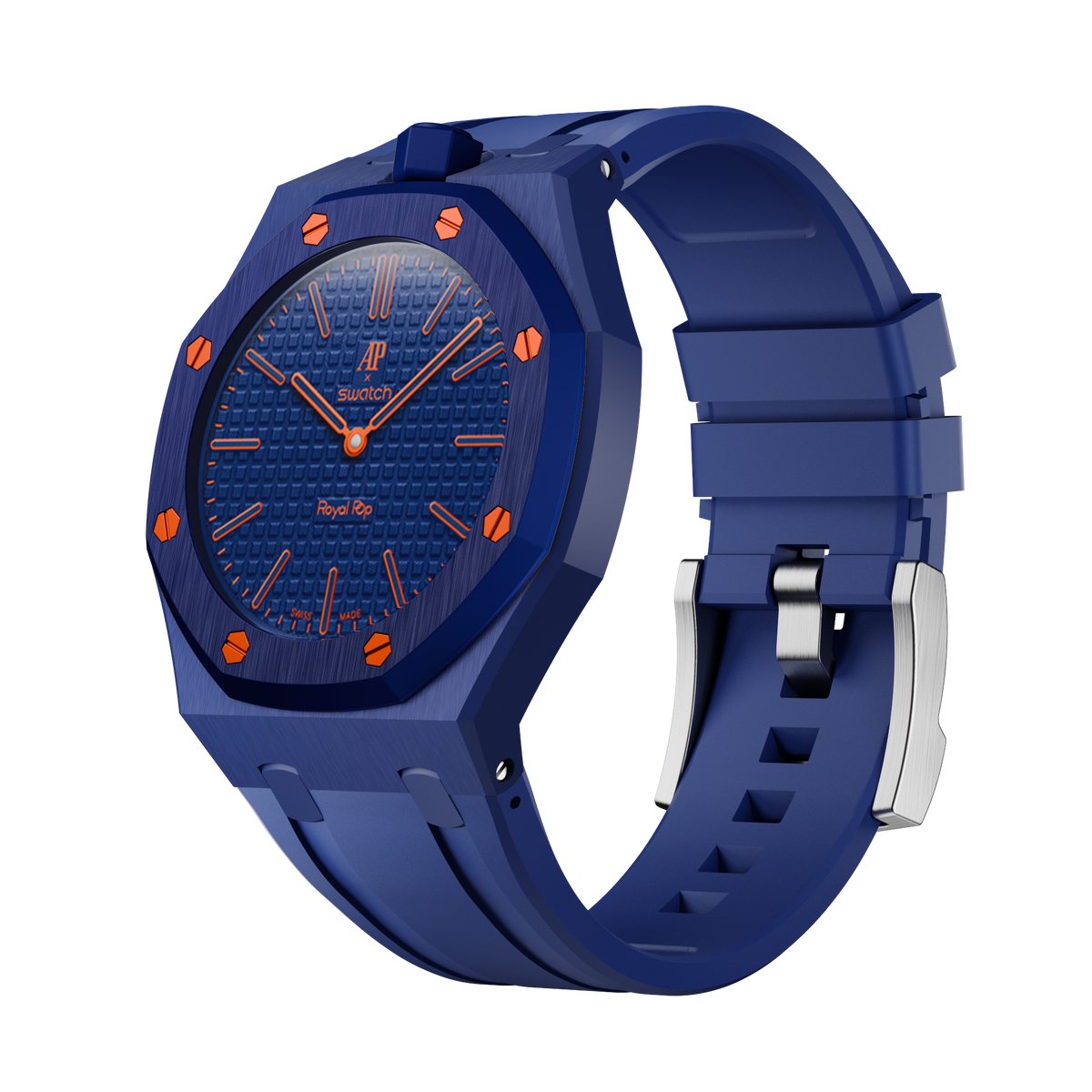 Sport rubber strap and wrist adapter — Midnight Navy