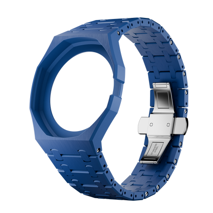 Lan Ba blue ceramic strap and wrist adapter for the Royal Pop pocket watch