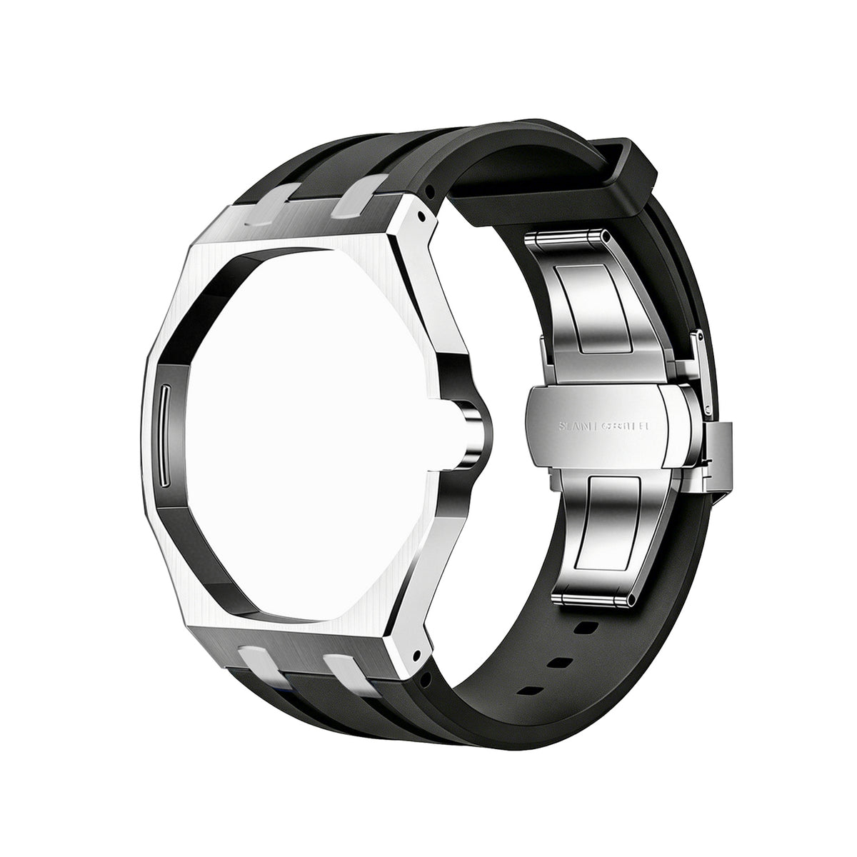Silver Frame Steel & Rubber Royal Pop wrist adapter