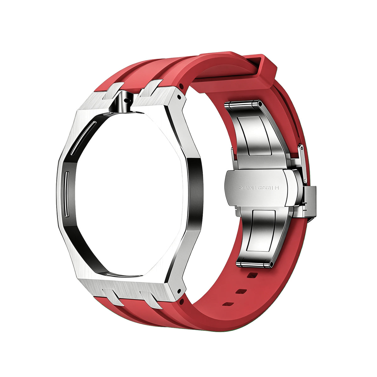 Silver Frame · Steel & Rubber — Royal Pop Wrist Adapter