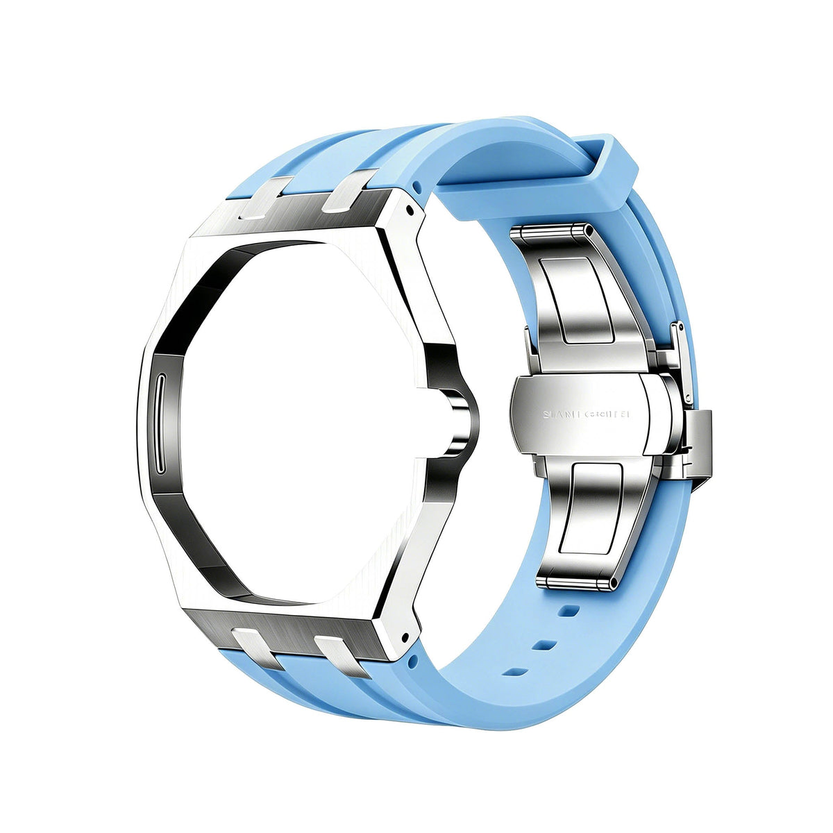 Silver Frame Baby Blue steel Royal Pop wrist adapter