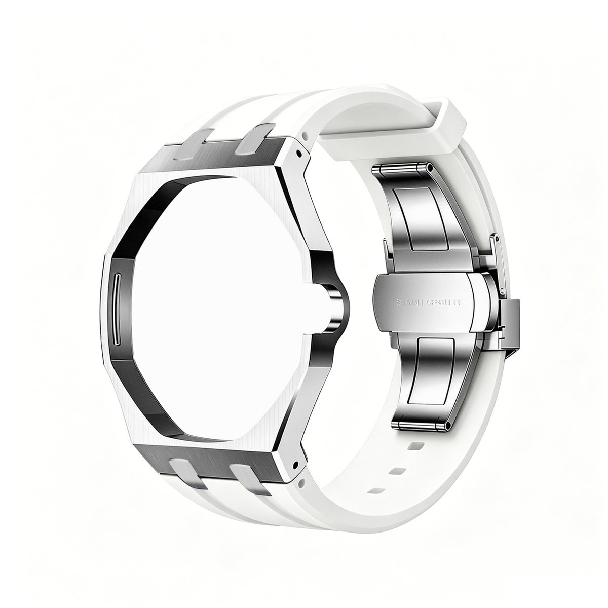 Silver Frame · Steel & Rubber — Royal Pop Wrist Adapter