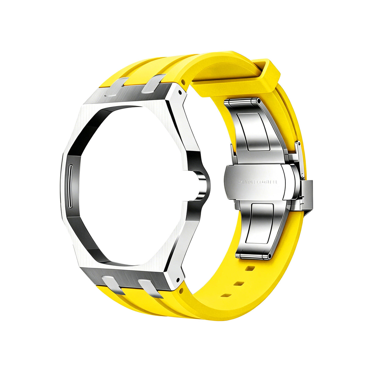 Silver Frame · Steel & Rubber — Royal Pop Wrist Adapter