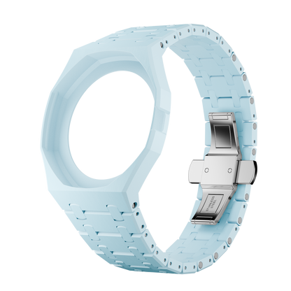Baby Blue ceramic Royal Pop wrist adapter, second view — Royal Wristband