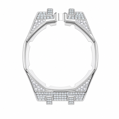 Iced Stone-Set Bezel Royal Pop wrist adapter — case detail